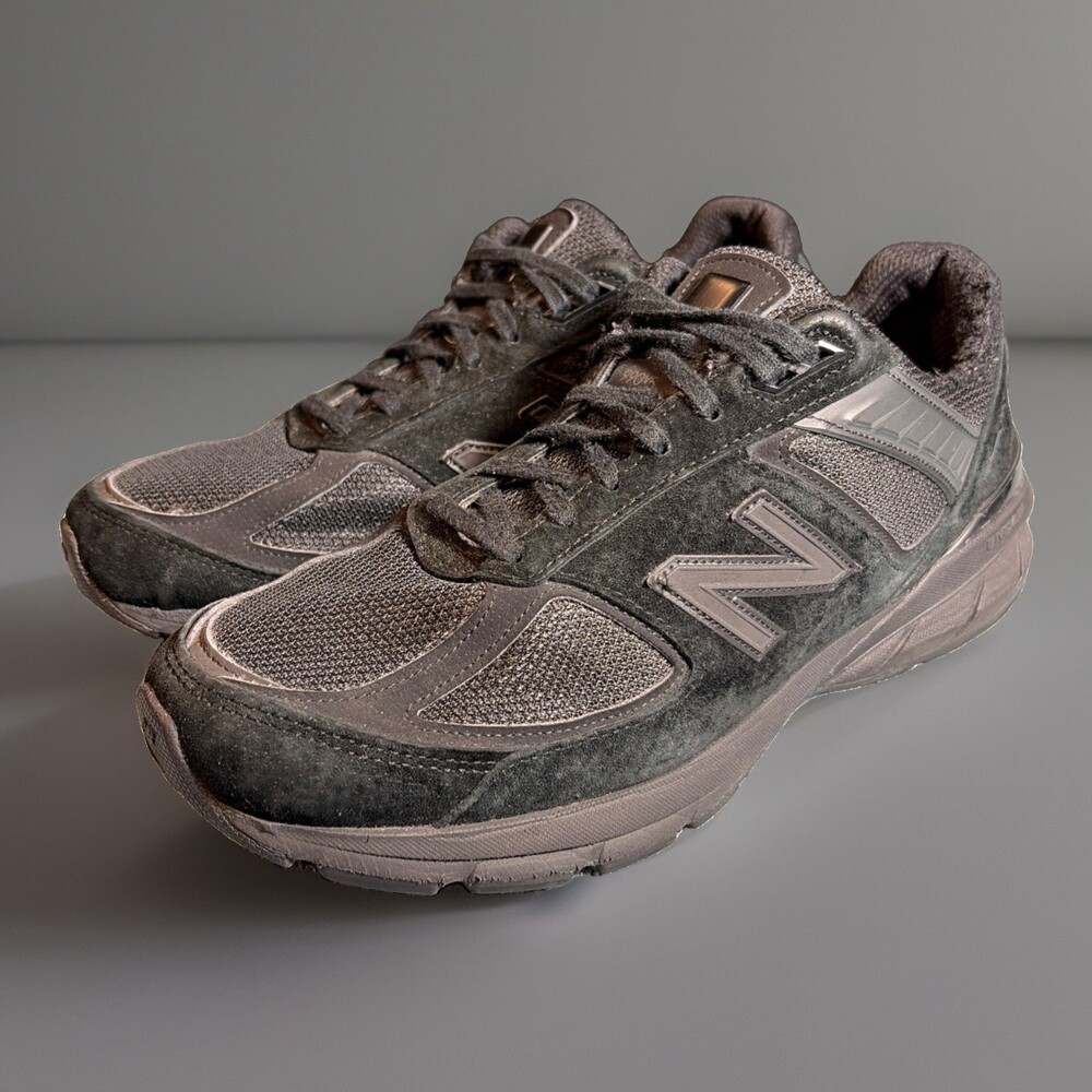 New Balance 990v5 Black - M990 Blackout Sneaker USA Size 10.5 4E Wide